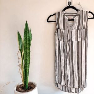 Gently loved Merona cotton linen blend tunic dress